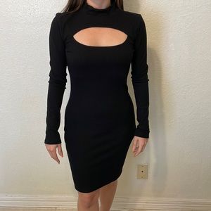 Forever21 | Black Long sleeve dress